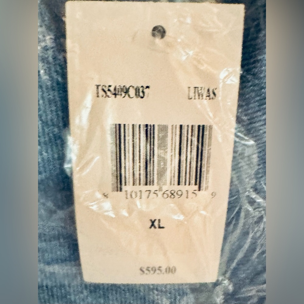 Toccin Tommy Cropped Denim Trench Coat - Picture 9 of 9